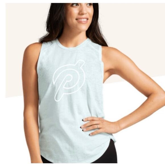 Peloton Tops - Peloton Logo Burnout Tank Top M